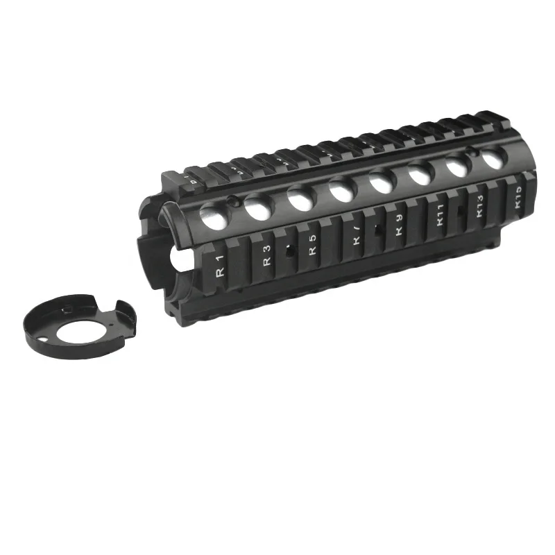 Новинка 6,6 дюймов RIS Handguard Пикатинни 20 мм рельсовая система крепления с 4 рельсами для M4/M16 страйкбол AEG