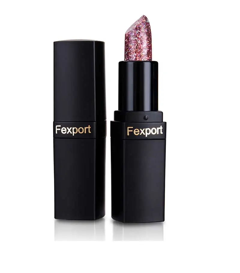Fexport, F6106, волшебные блестящие губные помады, кристально-желе, меняющий температуру, бальзам для губ с блестками, губная помада, блеск для губ