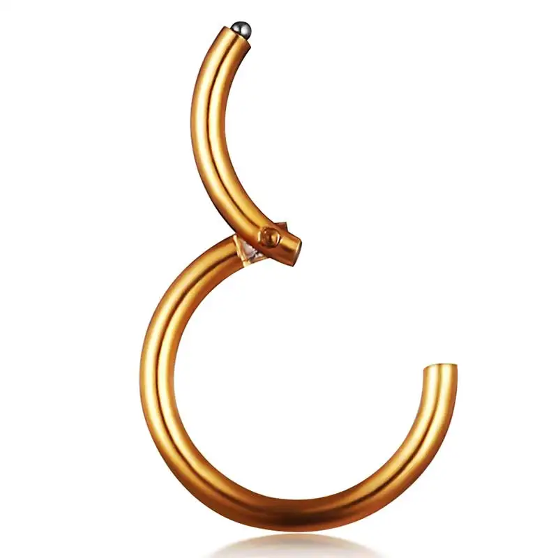Кольцо TIANCIFBYJS Steel Clicker сегментное в нос 20g ювелирные изделия для тела серьга