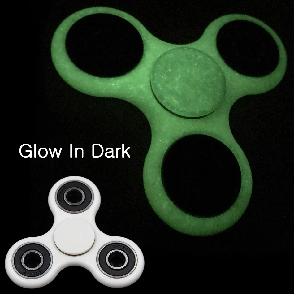 Стальной Спиннер Пластиковый Tri Spinner EDC ручной для аутизма и сдв антистресс