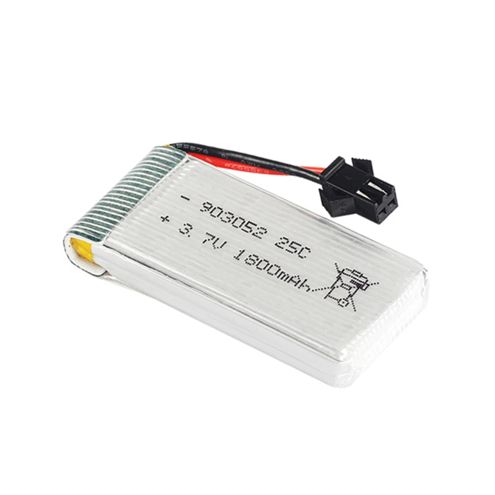 Красный 3,7 v 1800mAh литий-полимерный Батарея для KY601S SYMA X5 X5S X5C X5SC X5SH X5SW X5HW X5UW M18 H5P HQ898 H11D H11C вертолет Батарея - Цвет: Красный