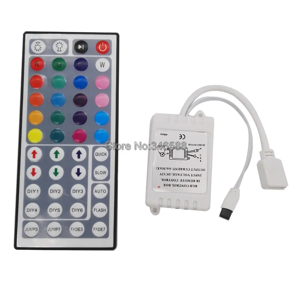 Пульт управления светодиодными лентами 44 клавиши DC 12 В 6A|rgb controller|led controllerremote led