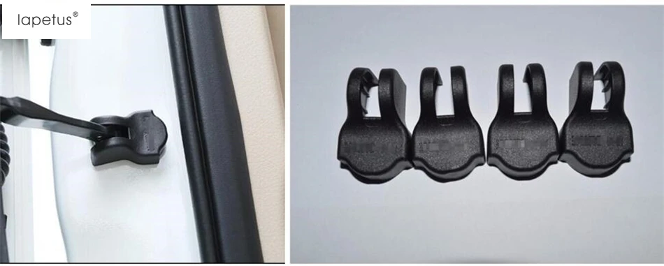 Plastic ! Accessories For INFINITI Q50 QX50 QX60 QX70 Black Inside Door Arm Stop Rust Waterproof Molding Cover Kit Trim 4 Pcs | Автомобили
