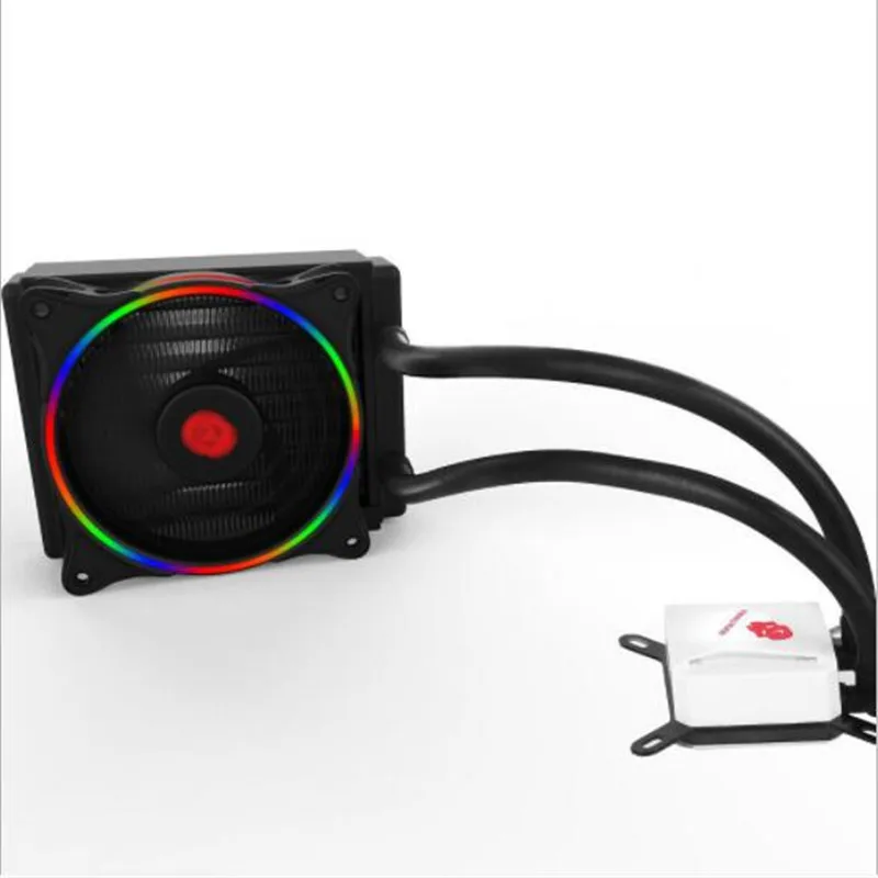 Интегрированный RGB Silent Процессор водяного охлаждения радиатора комплект 120 мм