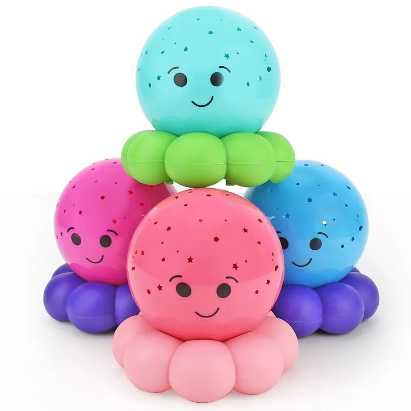 Осьминог звездное небо тихий сон Ночной свет освещение для сна небесные