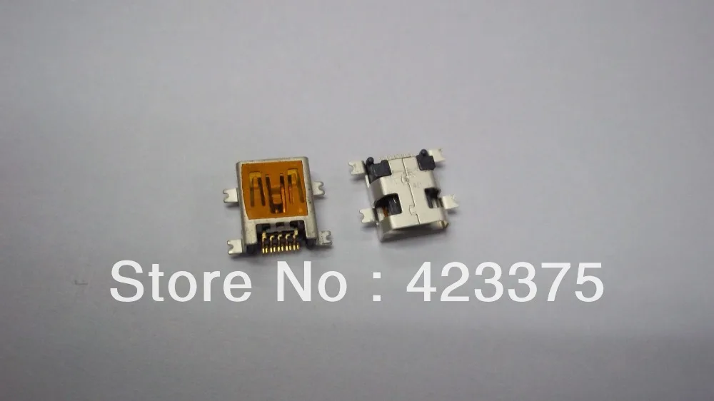 Бесплатная доставка Мини 10 Pin USB разъем мобильного зарядки с столбом 50 шт.|connector