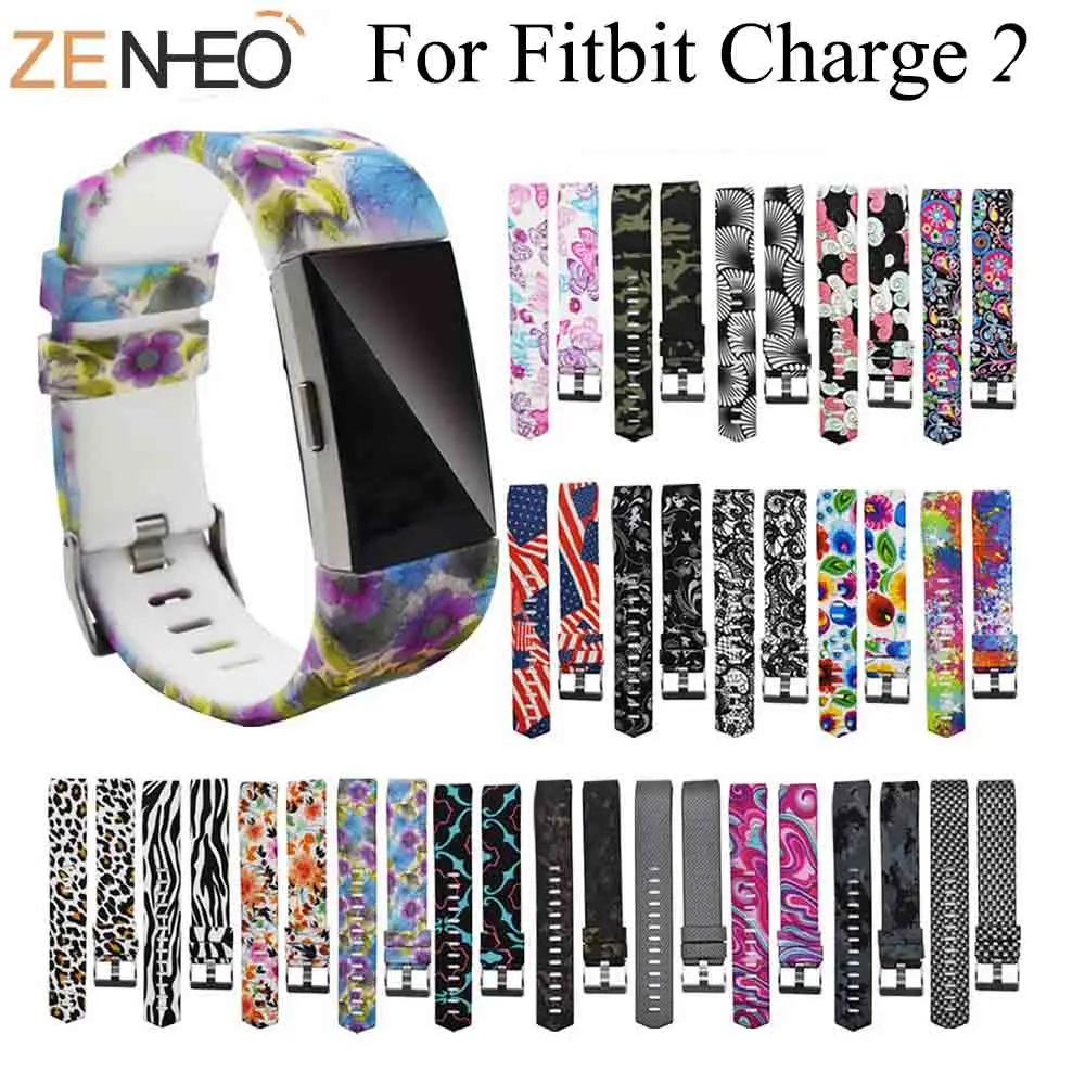 Мягкие силиконовые браслеты для браслета Fitbit Charge 2 Смарт часы браслет сменный