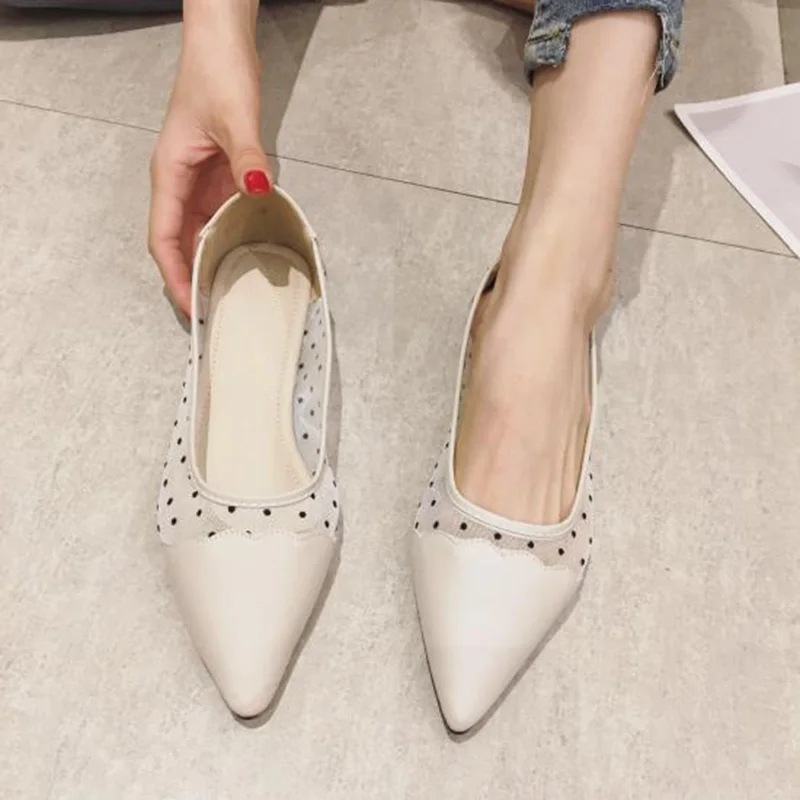 Новая летняя обувь Женские балетки на плоской подошве Повседневная женская с