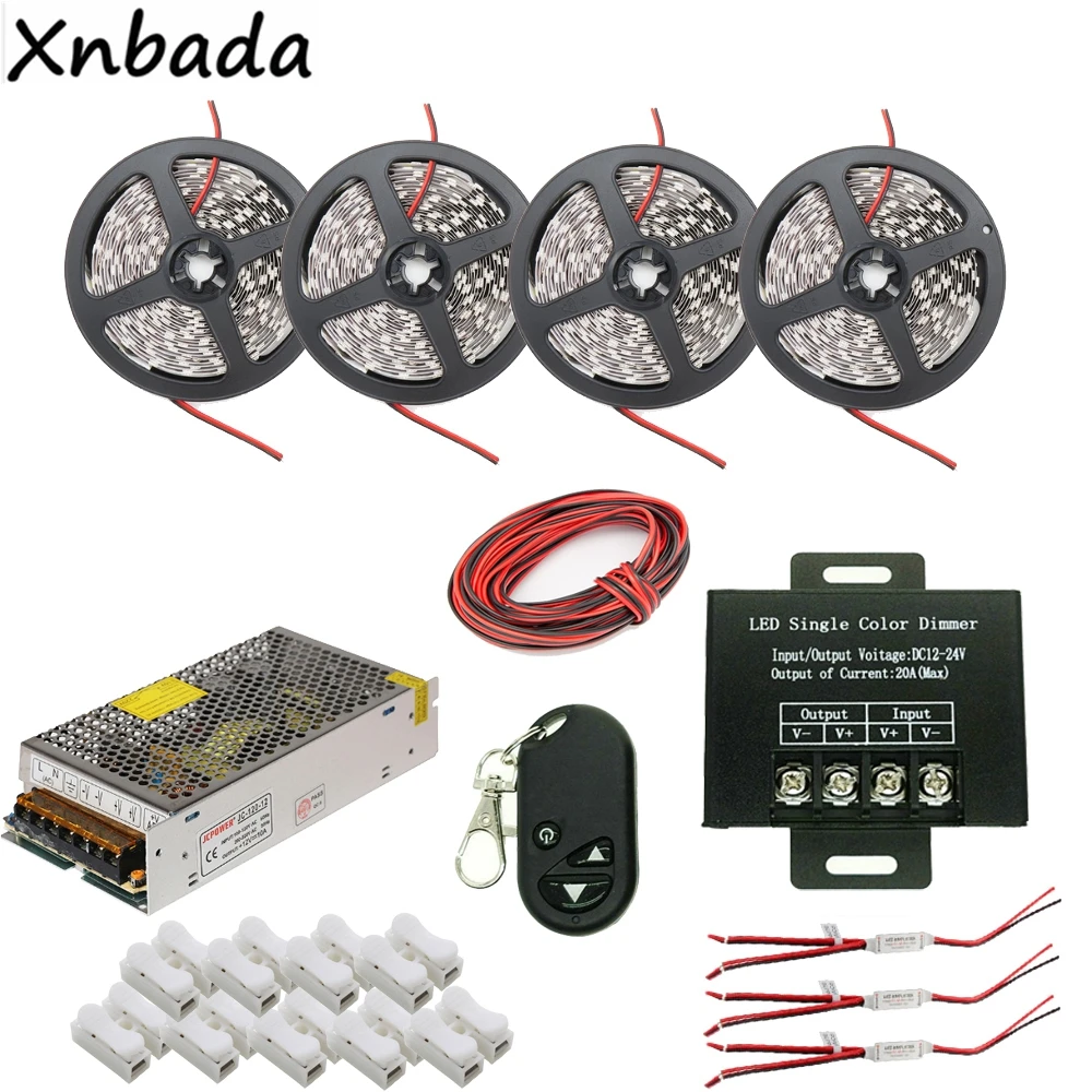 Светодиодный светильник 5050SMD белый/теплый белый/синий/красный цвет одноцветный