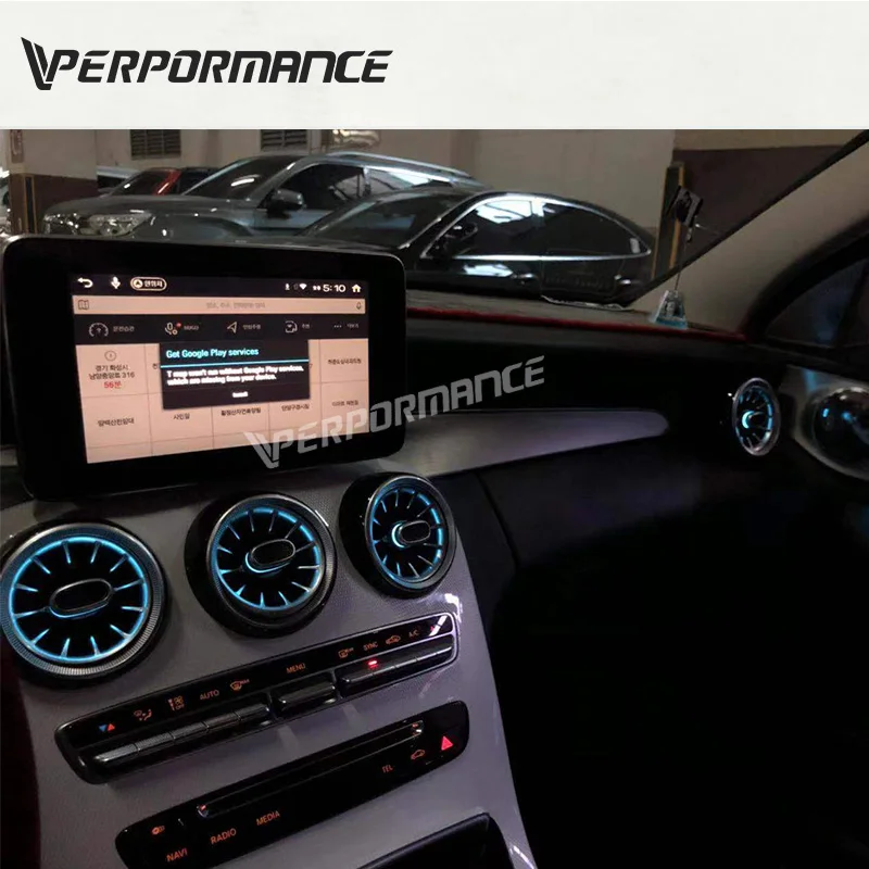 W205 GLC X253 вентиляционные отверстия окружающие огни для класса C и класса GLC 3 цвета 5 штук~ год