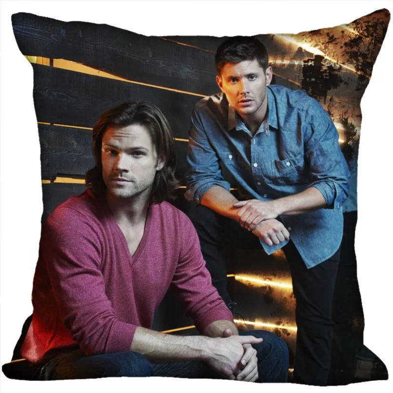 Pillowcase 11 Наволочки на заказ для ТВ-шоу, сверхъестественная квадратная наволочка, Рождественская Наволочка на молнии, 40*40 см, 45*45 см(одна сторона - Цвет: Pillowcase 11