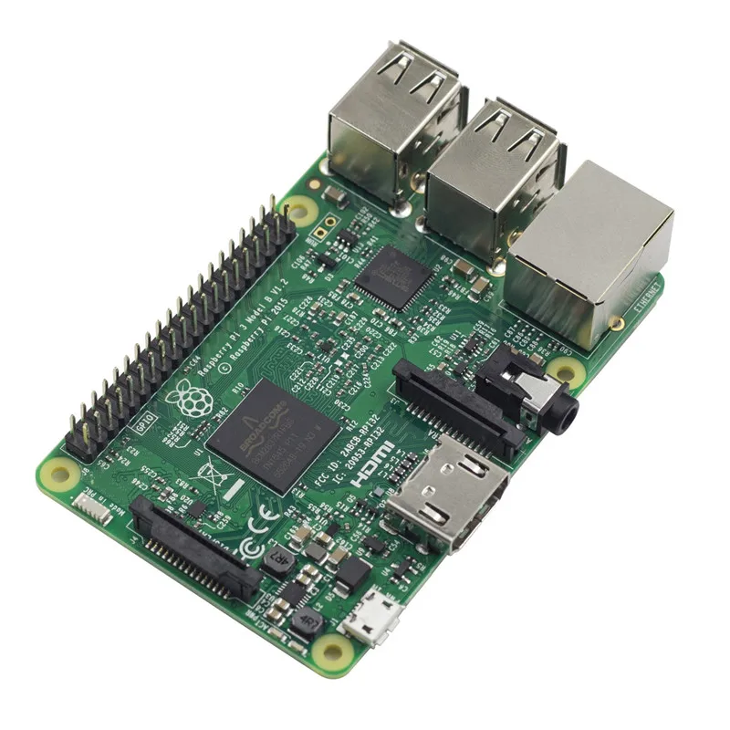 Raspberry Pi 3 модуль B 1 ГБ ОЗУ четыре ядра 2 ГГц 64 битный процессор Wi Fi и Bluetooth поколение