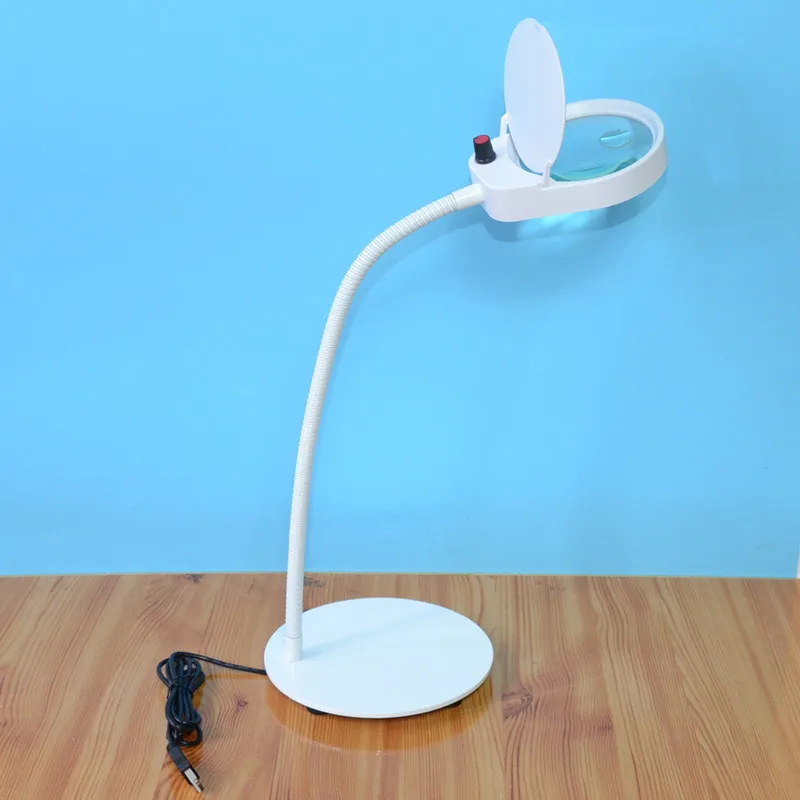 

Electronic Maintenance Magnifying Glass Table Lamp Magnifying Glass 3X/10X Adjustable Magnifying Glass with Light