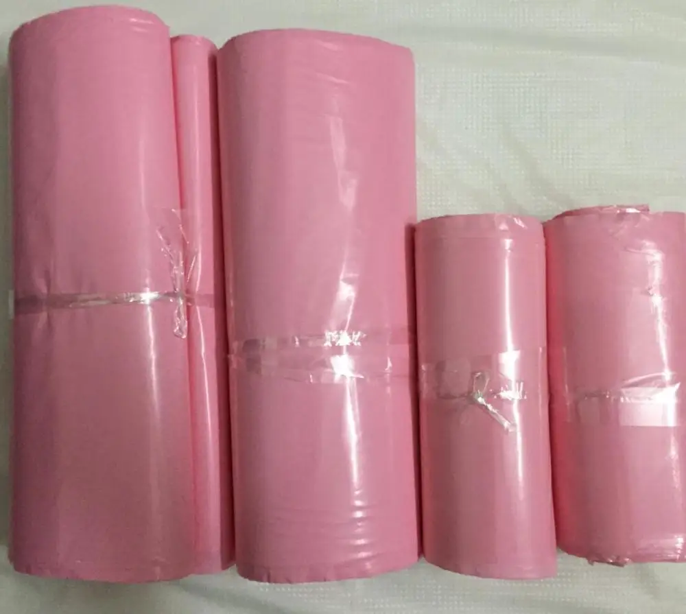 50 шт./лот Барби розовые светло зеленые Конверты поли конверты по почте