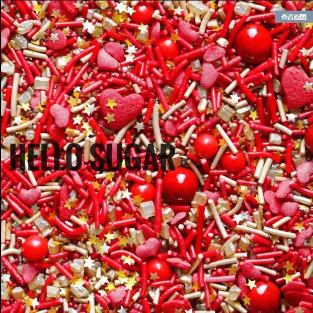 HelloSugar Тиффани Роскошные смешанные сахарные бусины 25 г INS Ветер День Рождения