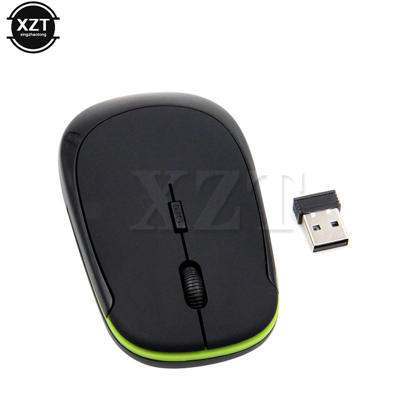 1 шт. беспроводная мышь 2 4G ультратонкая оптическая мини с usb приемником для