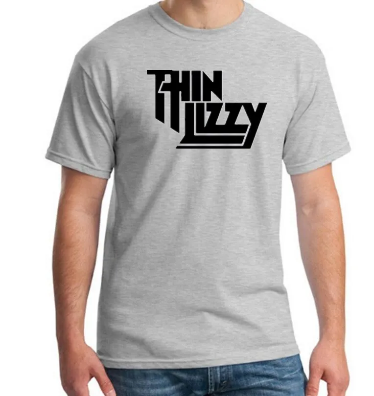 Хэви метал рок группа Thin Lizzy Футболка мужская музыкальная поп футболка с коротким