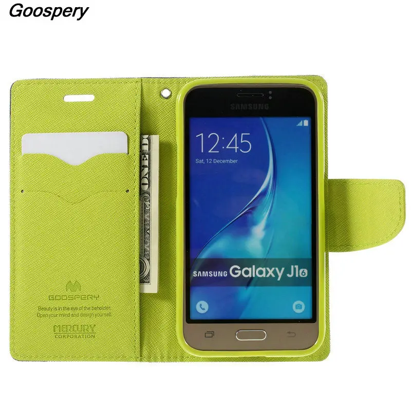 Mercury Goospery двойной Цвет кожа флип чехол для samsung Galaxy S4 S5 S6 S8 A3 A5 A7 J1 J3 J5 J7 2016 2017 Prime