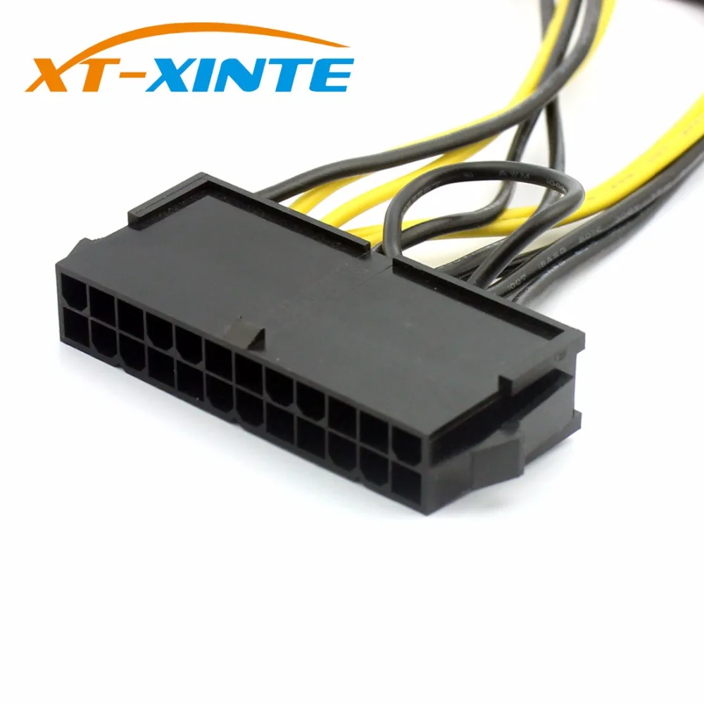 ATX 24Pin к двойной 6 Pin PCI E видеокарта кабель питания с загрузкой Express графический
