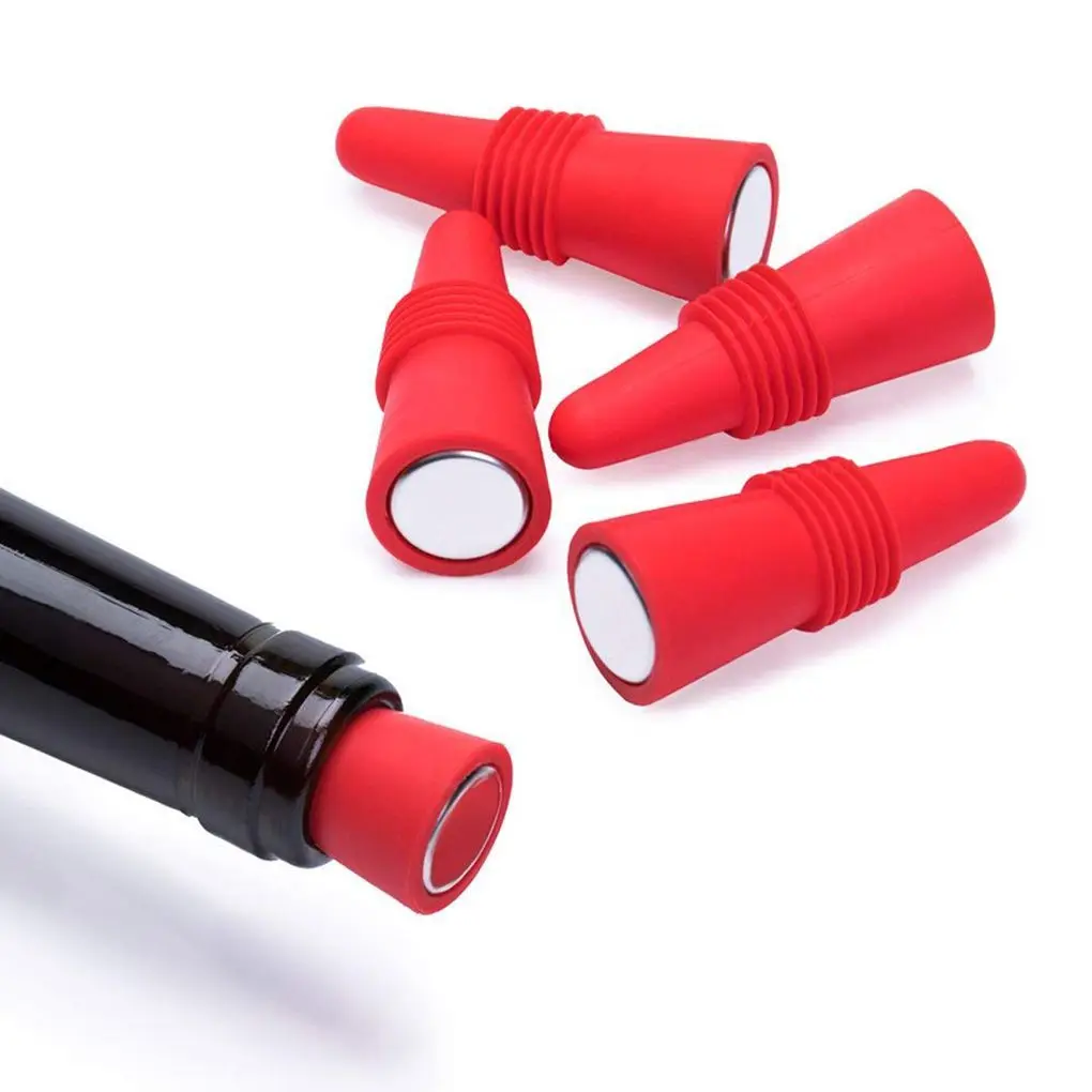 Unique Bar Accessories Tools Small Wine Stopper Cork Bottle Plug Silicone Sealed | Дом и сад