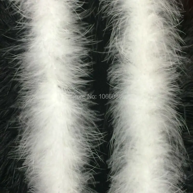 Бесплатная доставка 5 шт./лот 200 см (79 &quot) белая курица Перо полоса свадебное Боа Из