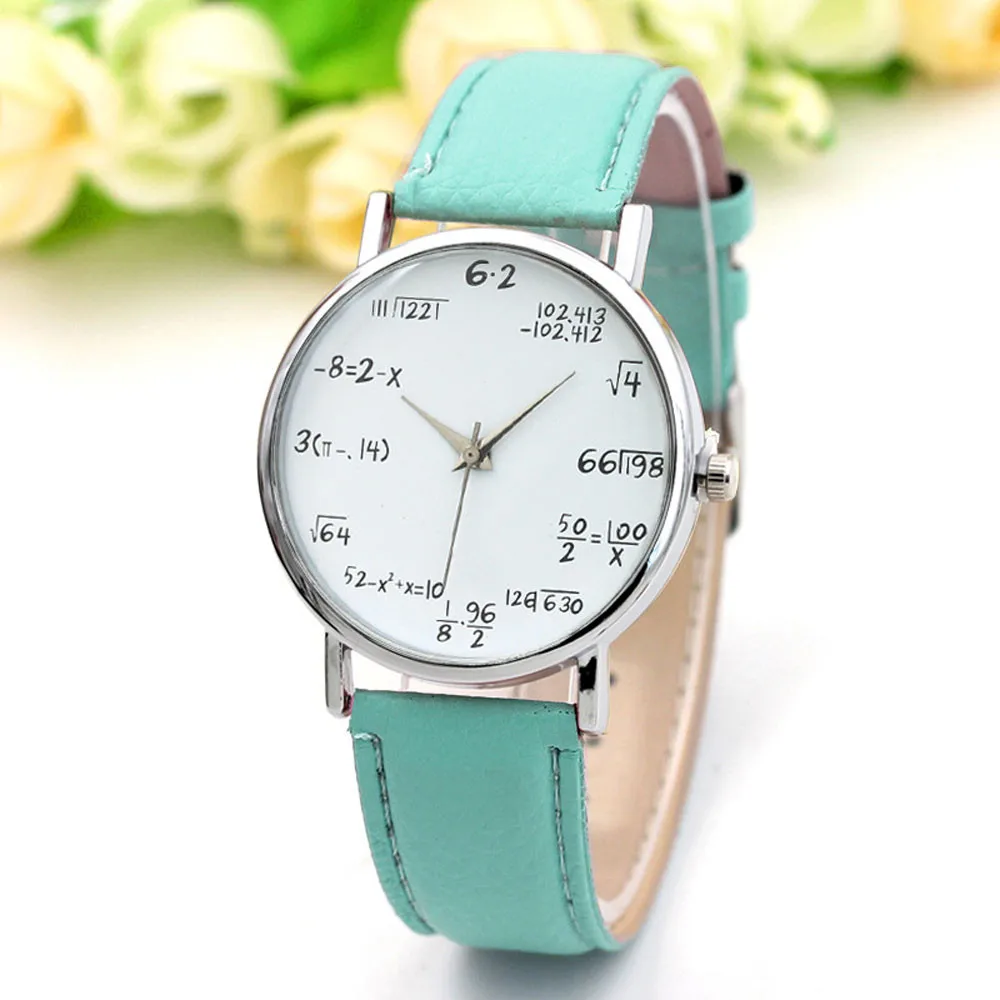 2019 Hot Women Watch Creative Mathematical Equation Without Scale Belt Ladies Drop Shopping Reloj de dama Wd3sea2|Женские наручные