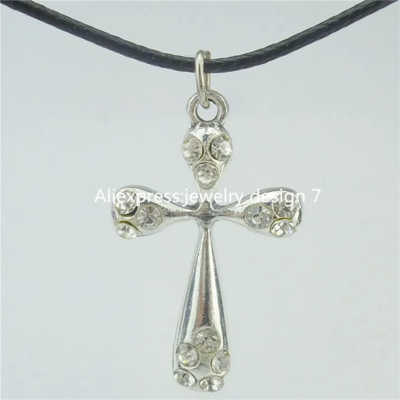 Free shipping 16993 Vintage Religious Jesus Cross Pendant 17&quot Choker Collar Short Necklace 12514 | Украшения и аксессуары
