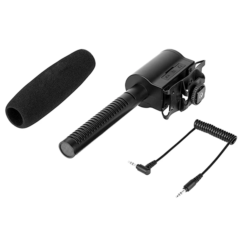 BOYA BY-DMR7 супер кардиоидный емкостный микрофон с ЖК-дисплеем Micro HDSC карта отсек для DSLR видеокамеры