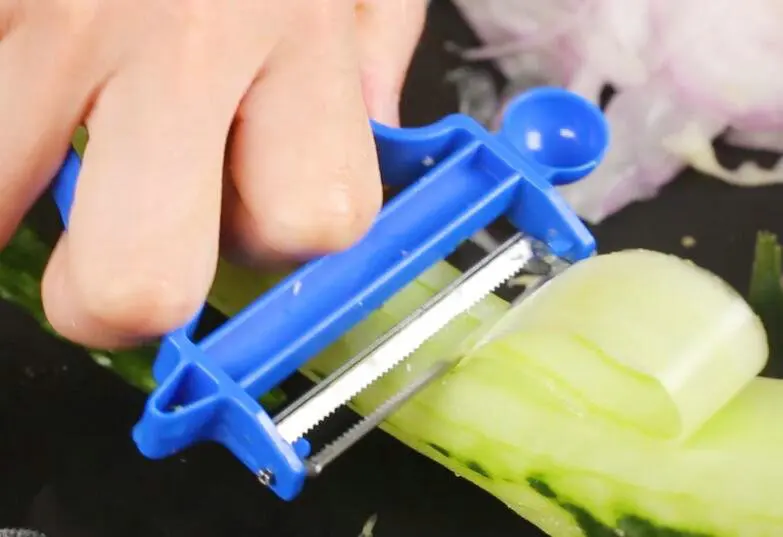 3pcs Magic Trio Peeler Set Shredder Peeler Julienne Fruit Cutter Multi Peeler Blade Zesters Kitchen Tools Vegetable Slicer
