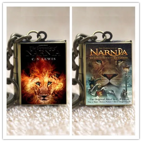 Брелок для ключей B1036 с изображением летопии нарнии|chronicles of narnia|book jewelrybronze jewelry |