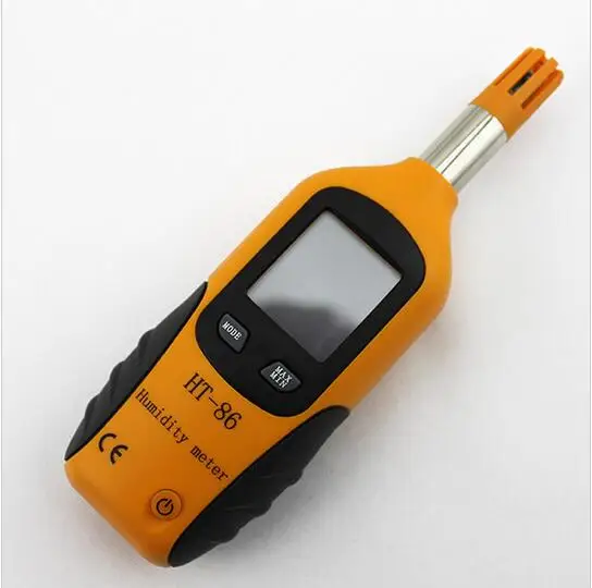 Portable Mini HT-86 precision hygrometer to measure air temperature humidity Meter Gauge Digital Psychrometer |