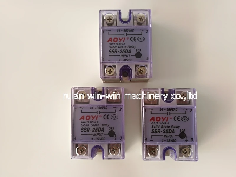 AOYI SSR 25DA ssr твердотельные реле регулятор напряжения управления для Пленки