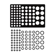 Round shape Свинья, для рукоделия, металлические режущие штампы, высечки, высечки, пресс-форма для украшения карт, скрапбукинга, бумаги, ремесла, нож, форма, лезвие, трафареты - Цвет: Round shape