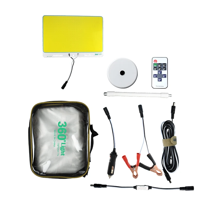 360 светильник 28 Вт для ночной рыбалки кемпинга мобильный панельный наружный с