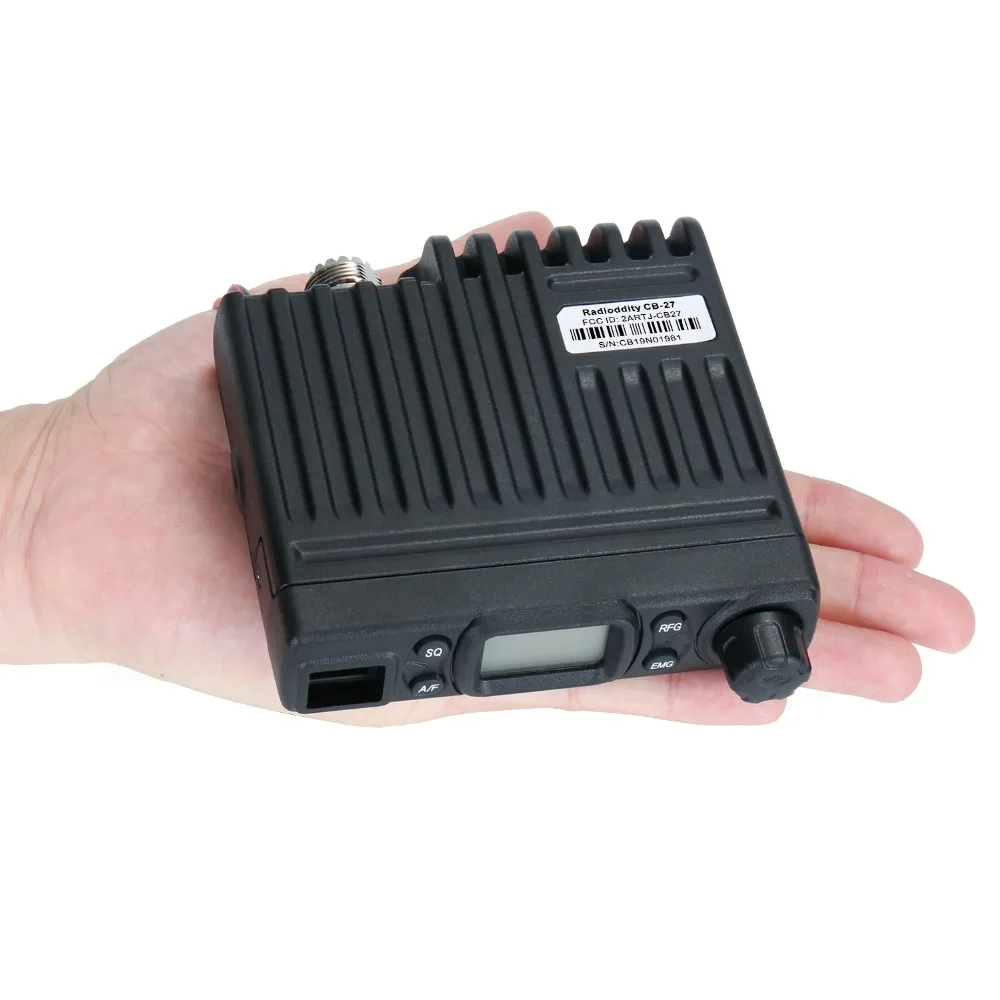 Radioddity CB-27 CB радио Мобильный 40 канал AM мгновенный аварийный канал 9/19 PA Системы RF усиления с микрофоном безлицензионных
