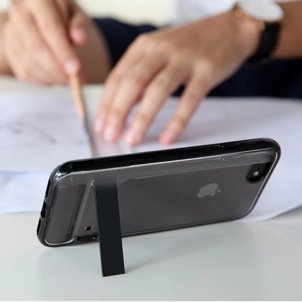 Чехол Rock для iPhone 7, 7 Plus, серия Royce, с подставкой, TPU+ PC, прозрачный чехол для телефона, для iPhone 7 Plus, чехол для телефона, роскошный