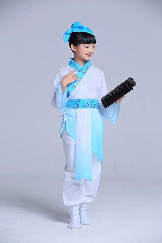 Детские костюмы ханьфу государственные детская одежда для выступлений на сцене
