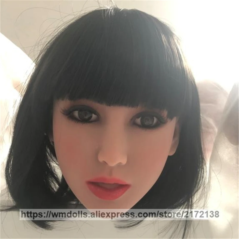 WMDOLL 53 # силиконовые секс куклы с головой для реалистичной из ТПЭ орального