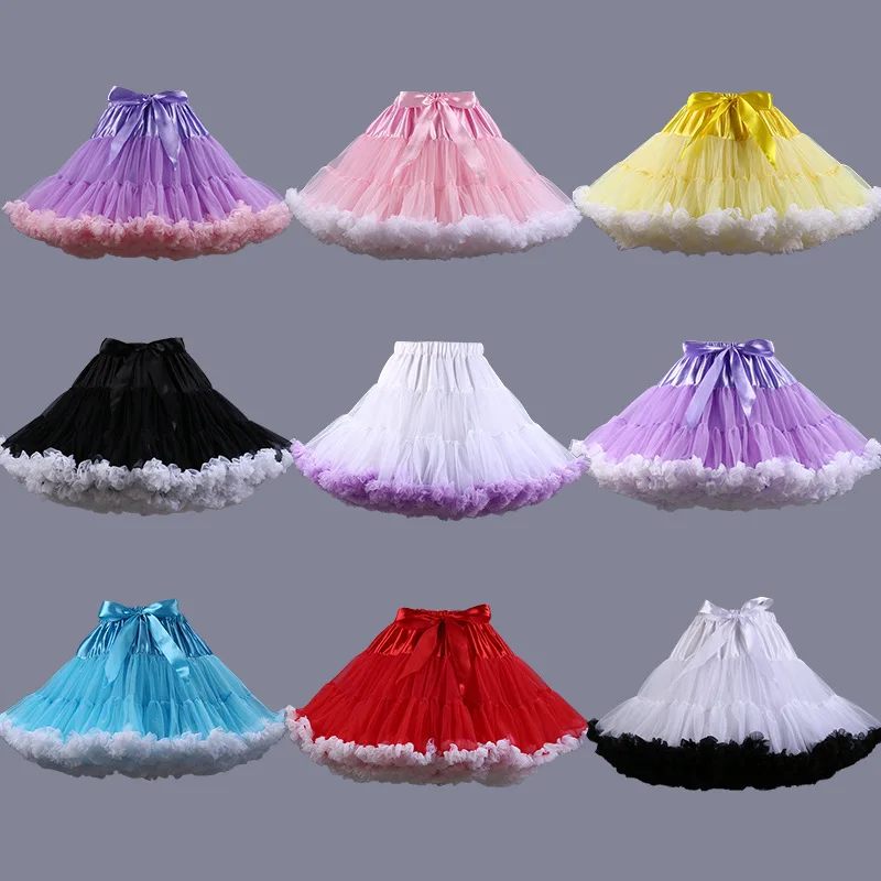 Wholesale Multi Color Short Petticoat Cheap Underskirt Jupon Rockabilly Soft Tulle Wedding Petticoats 2016 Accessories | Свадьбы и