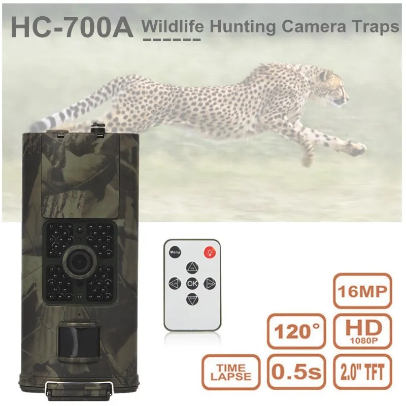 HC-700G 16MP охотничья камера фото ловушка 3g GPRS MMS SMTP SMS инфракрасное ночное видение дикая природа животное цифровая Chasse Trail камера s - Цвет: HC700A NO MMS