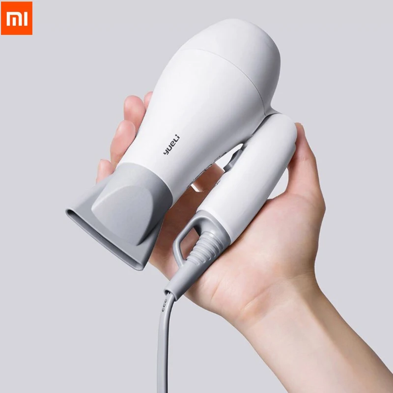 Xiaomi Yueli портативный фен для волос профессиональный 1200 Вт Инструменты для укладки волос 110-220 В Фен для путешествий бытовой