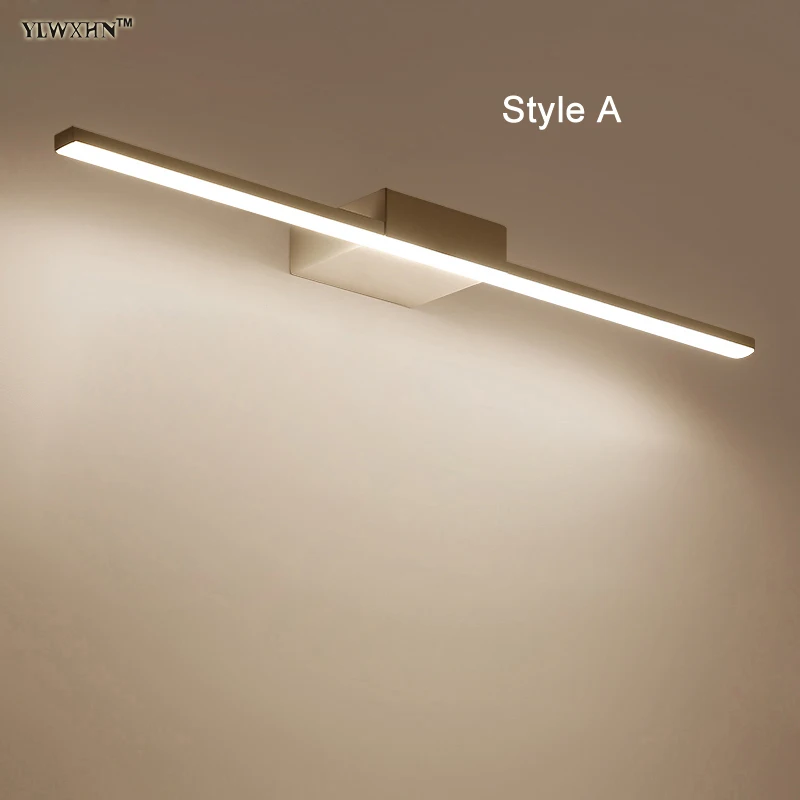 Новинка 2019 современный настенный светильник Wandlamp светодиодный зеркальный белый
