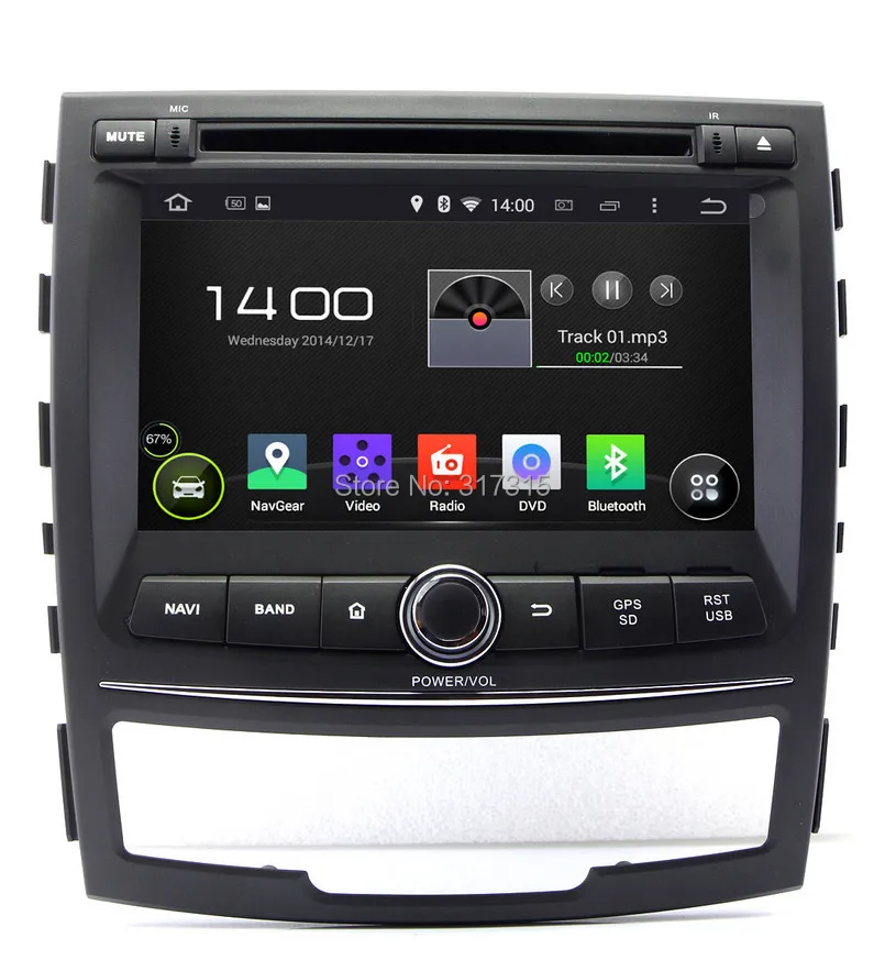 Android 5 1 автомобильный dvd-плеер для Ssangyong Korando 2010 2011 2012 2013 с GPS навигацией Радио BT USB DVR