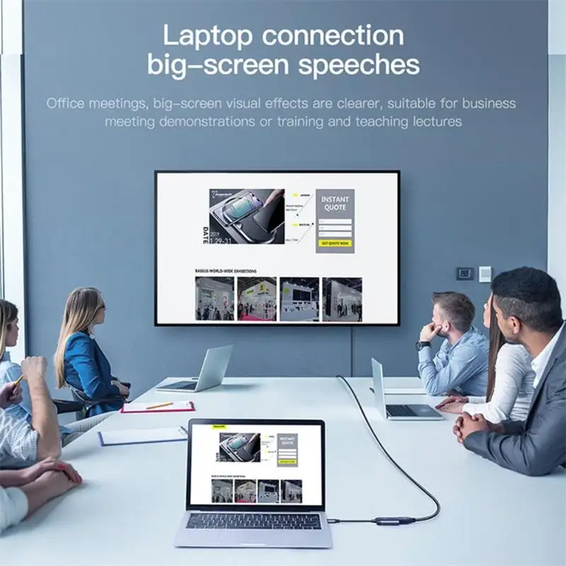 Baseus USB C к HDMI адаптер тип-c к двойному HDMI 4K дисплей PD Быстрая Зарядка адаптер концентратор док-станция Concerter Кабель