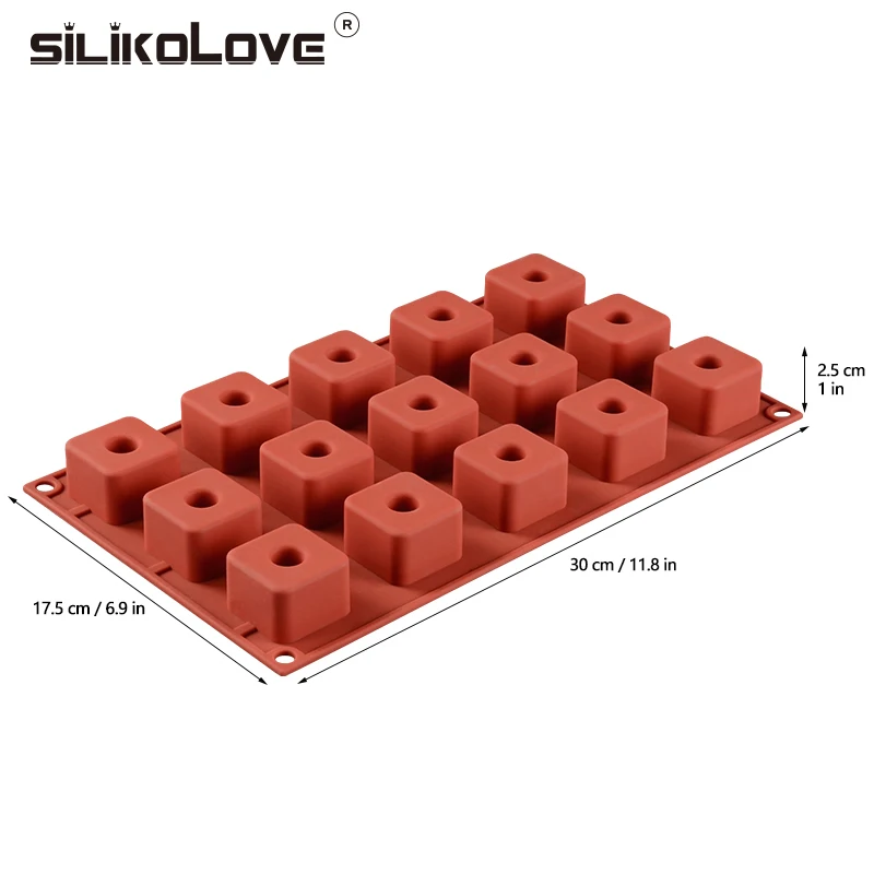 SILIKOLOVE силиконовые формы для тортов, муссов, десертных тортов, декоративные формы для тортов, 15 полости, форма для выпечки, шоколадное желе, Новинка