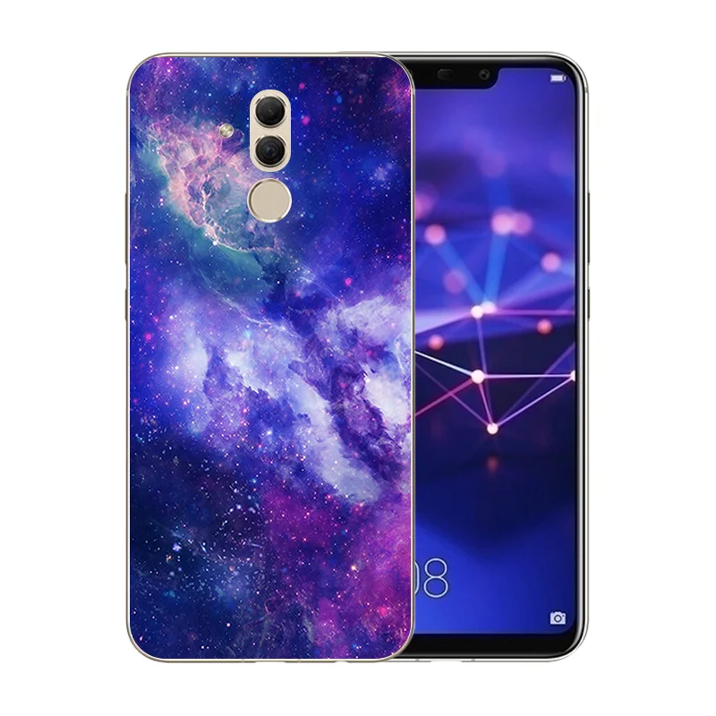6 3 &quotчехол для Huawei MaiMang 7/SNE-AL00 Тонкий силиконовый чехол с узором Marb Mate 20 Lite