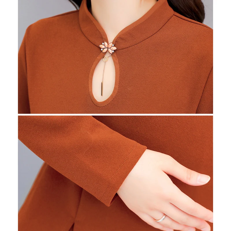 Фиолетовый костюм из 3 предметов зима осень женские элегантные наряды комплект 2