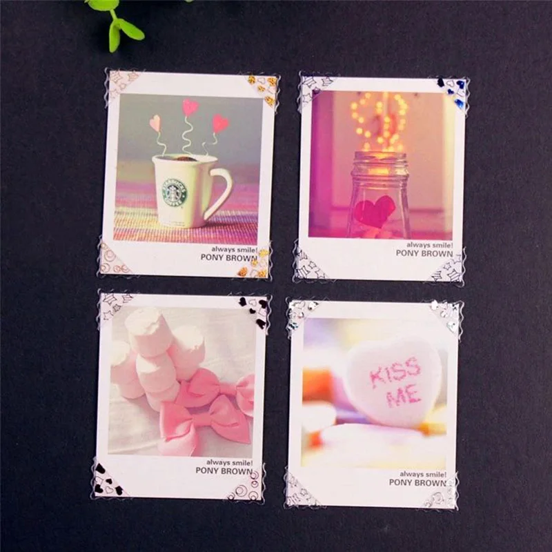 1 страница (78 шт.) Фотоальбом скрапбук сверкающие Угловые протекторы DIY стикер