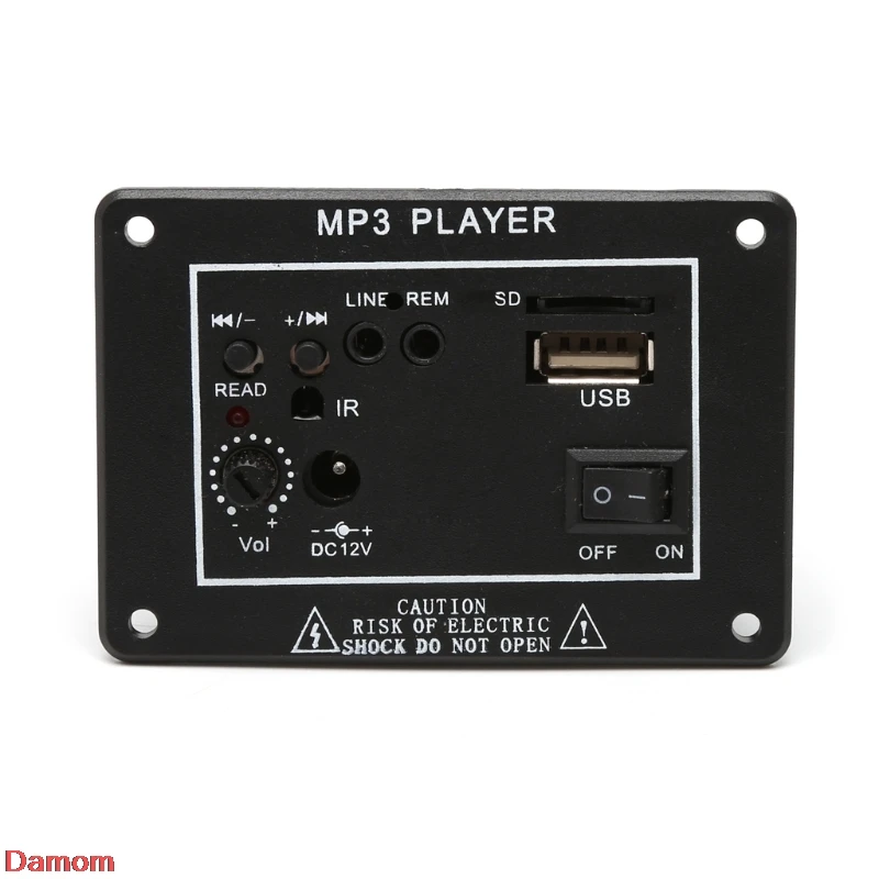 20 Вт Высокая мощность DC 12 В Bluetooth автомобильный сабвуфер Hi-Fi усилитель доска TF USB+ пульт дистанционного управления