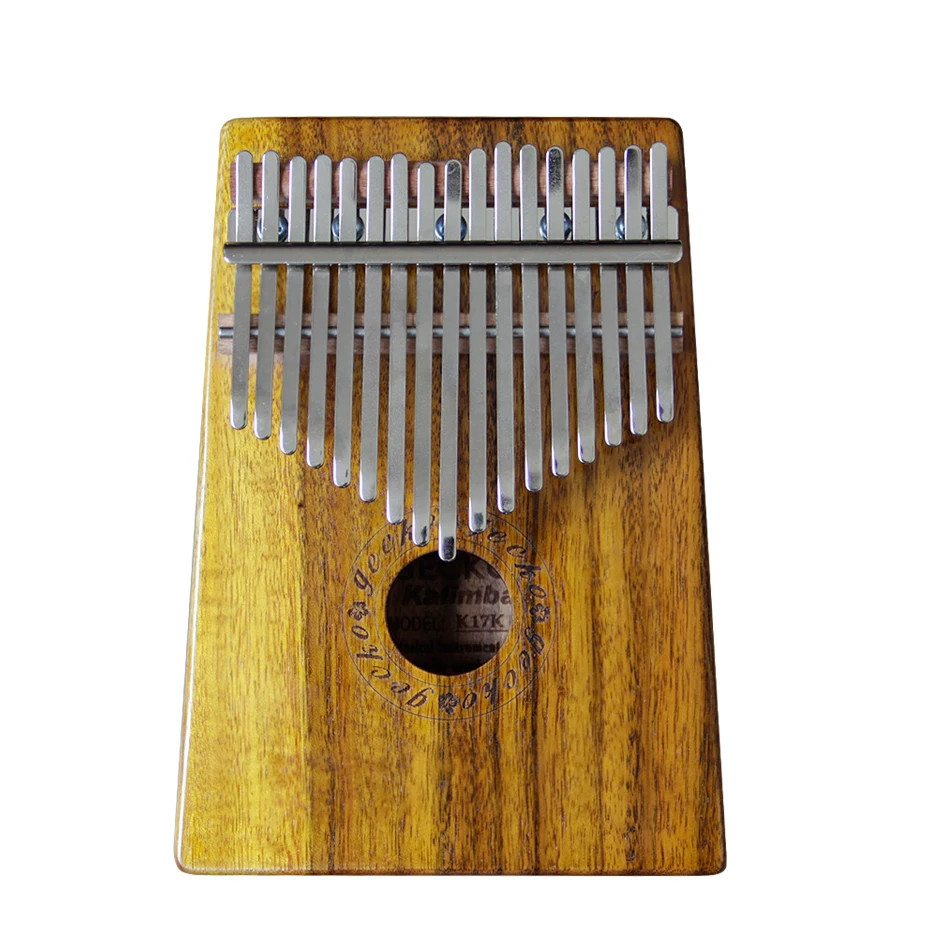 Новинка 17 клавиш K17K Kalimba твердый КоА Африканский большой палец пианино